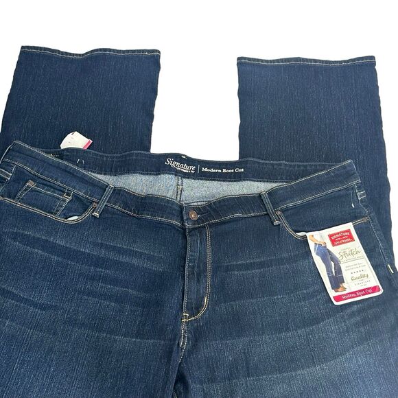levi's signature modern bootcut simply stretch jeans size 26 M - Picture 4 of 8